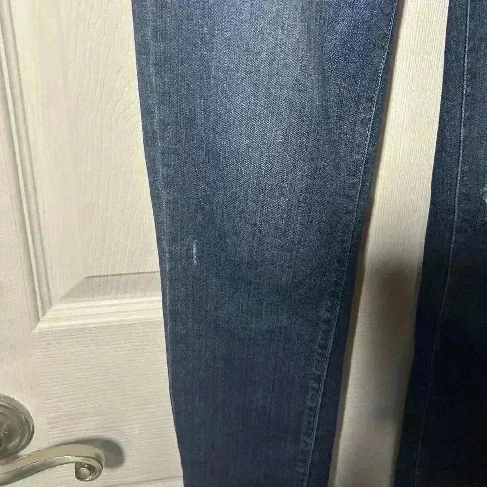 Paige Verdugo Ultra Skinny Size 28 Silas Distressed. Medium/Dark wash. - Picture 3 of 12